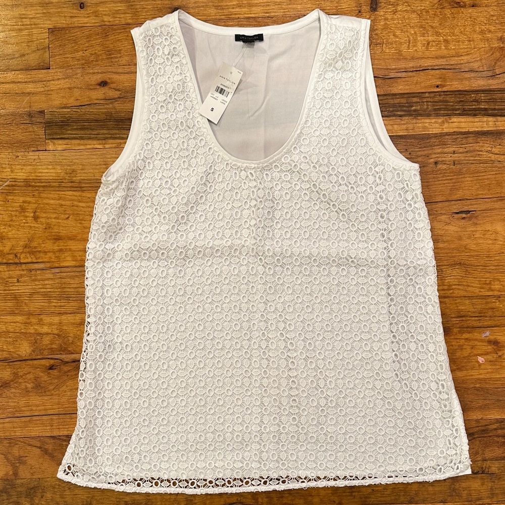NWT Ann Taylor Lace Camisole Blouse - small